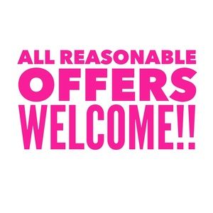 Reasonable Offers Considered